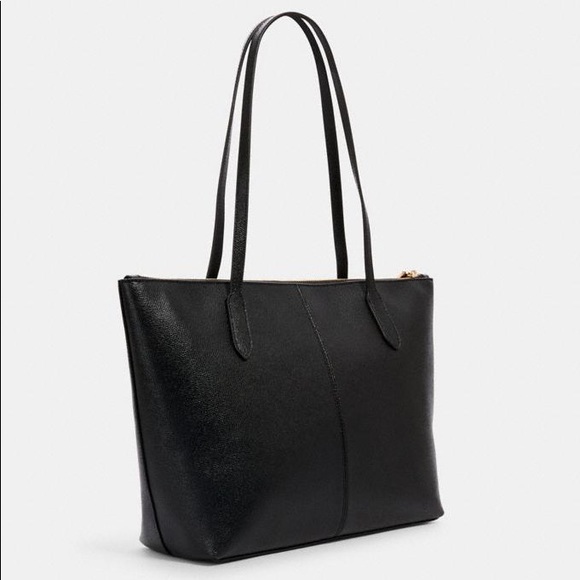 Coach Crossgrain Zip Top Tote - Picture 3 of 7
